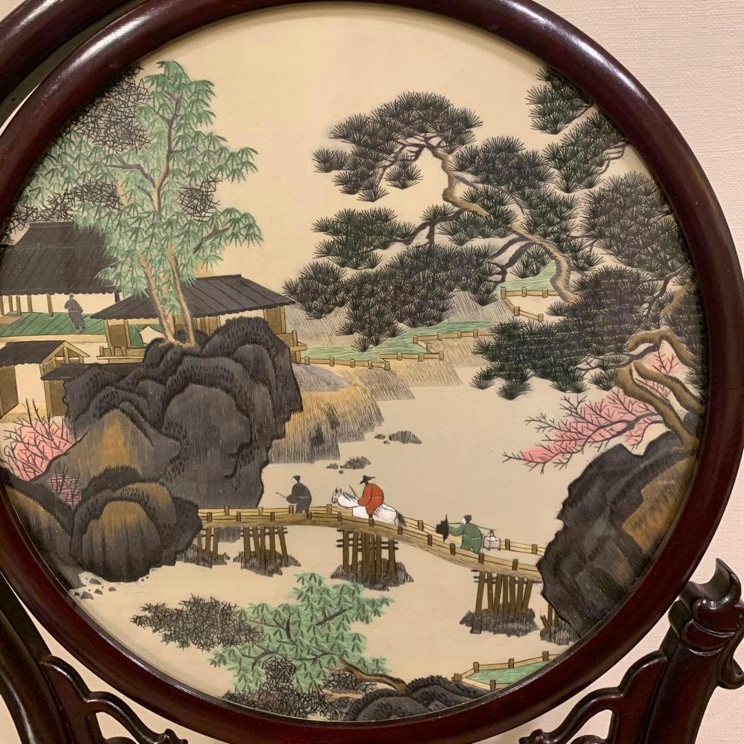 アンティーク　中国　刺繍　風景 アンティーク 中国 刺繍 風景 | 刺しゅう図案 通販